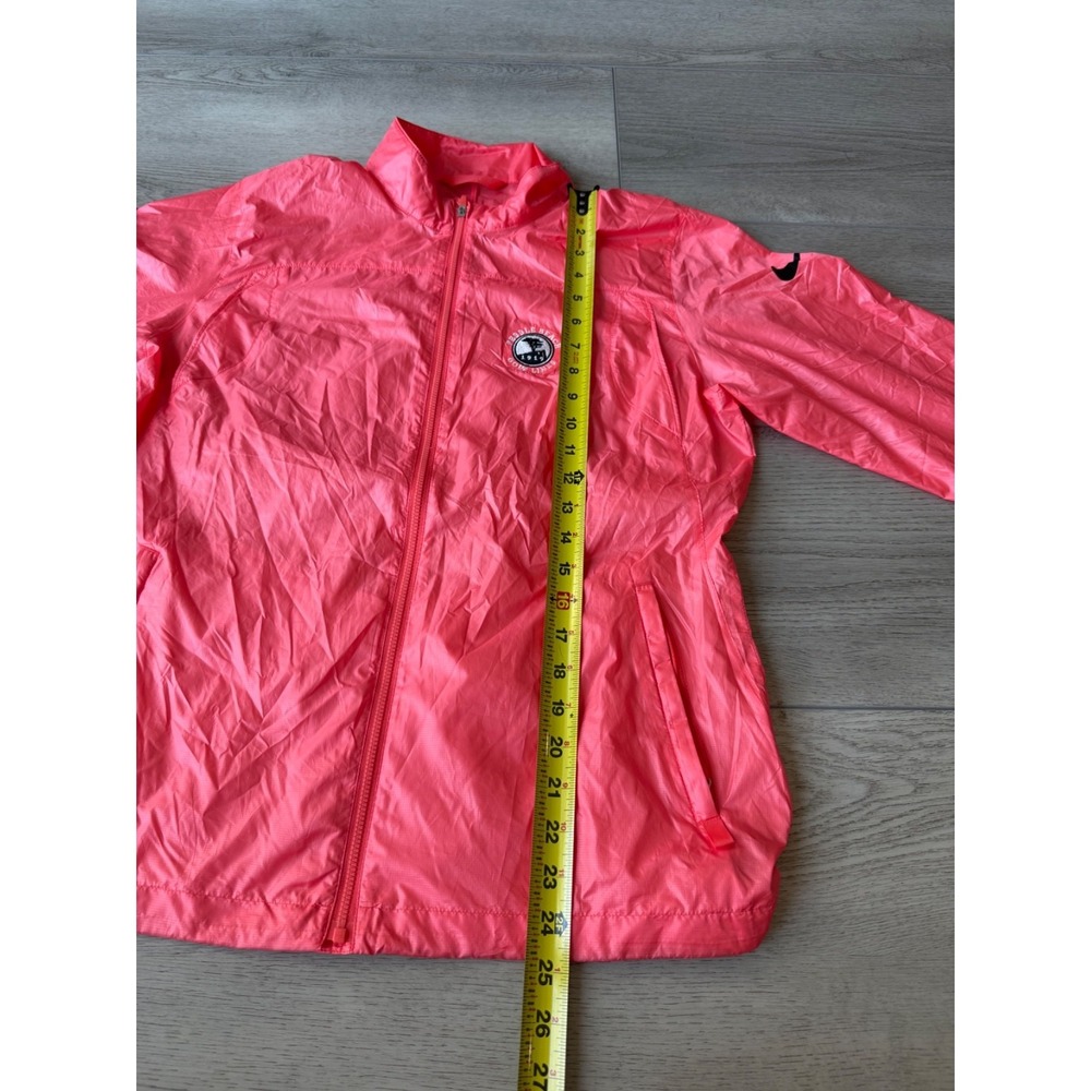 Nike Golf Pebble Beach Golf Link Full Zip Windbreaker | Pink | Womens Medium - Picture 8 of 15